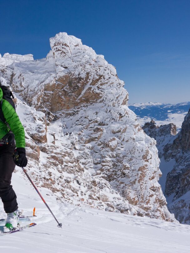 Backcountry ski with guides in Jackson Hole