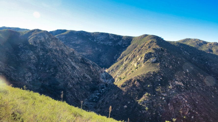 Three Sisters Falls is a three-tiered waterfall nestled in a secluded mountainside.