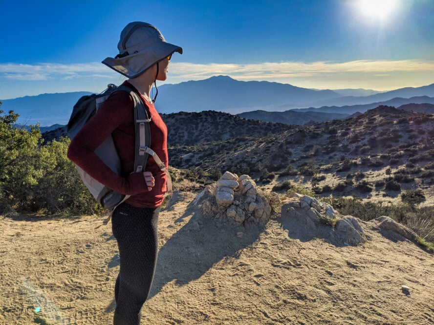 The view from the top looking out towards San Jacinto and San Gorgonio is one of the highlights of this trip.