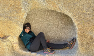 There are mini caves big enough to fit adult humans