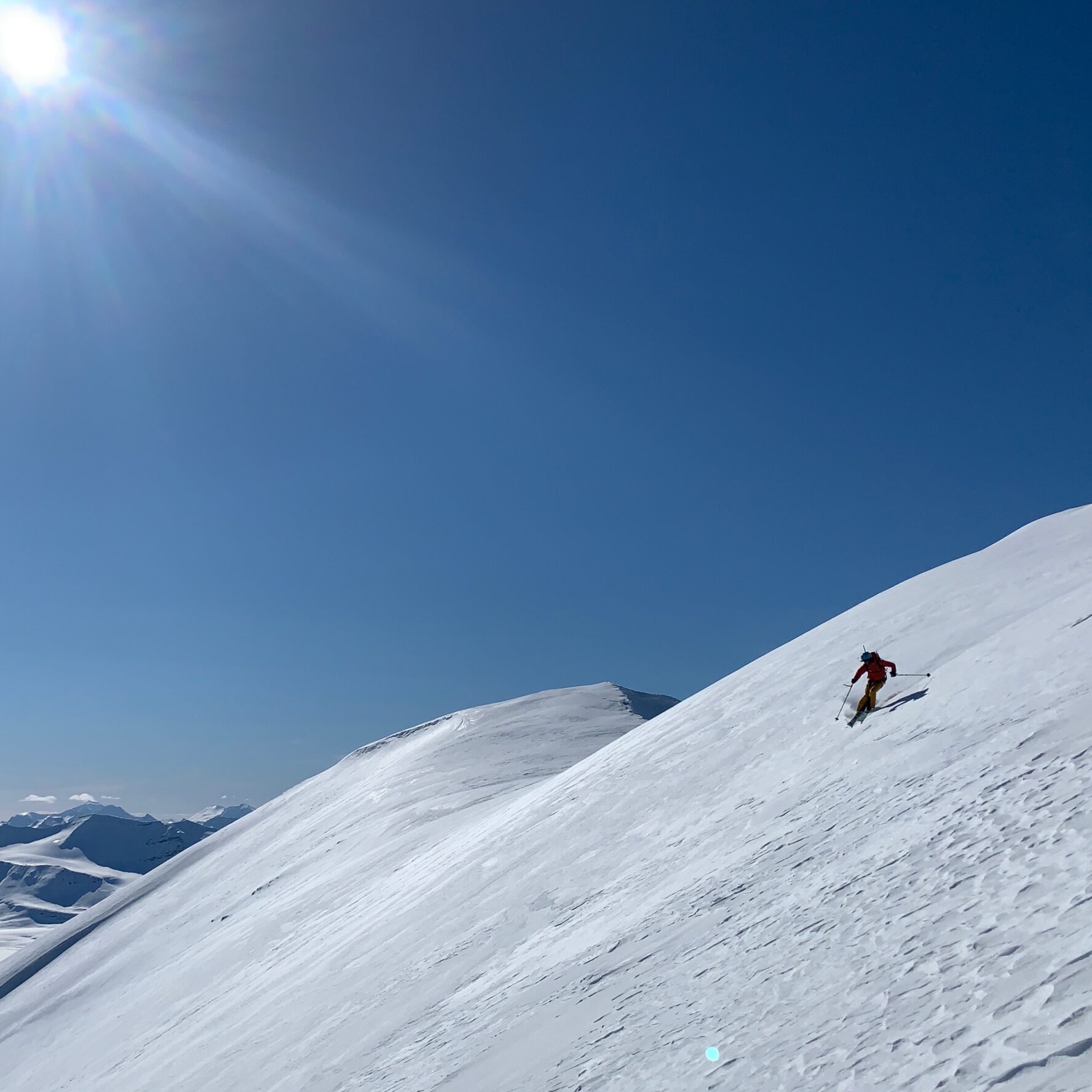 Svalbard backcountry skiing