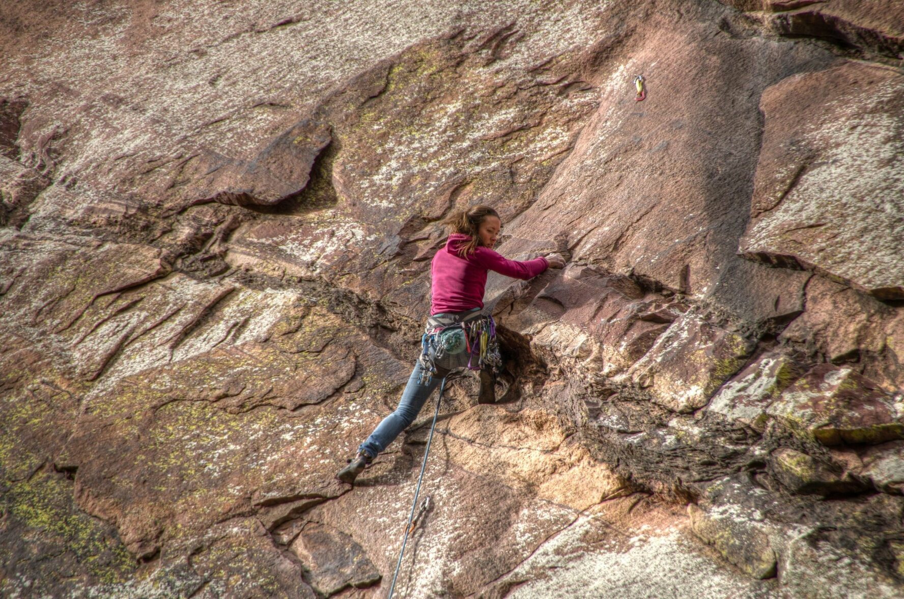 Group rock climbing courses near Denver, Colorado