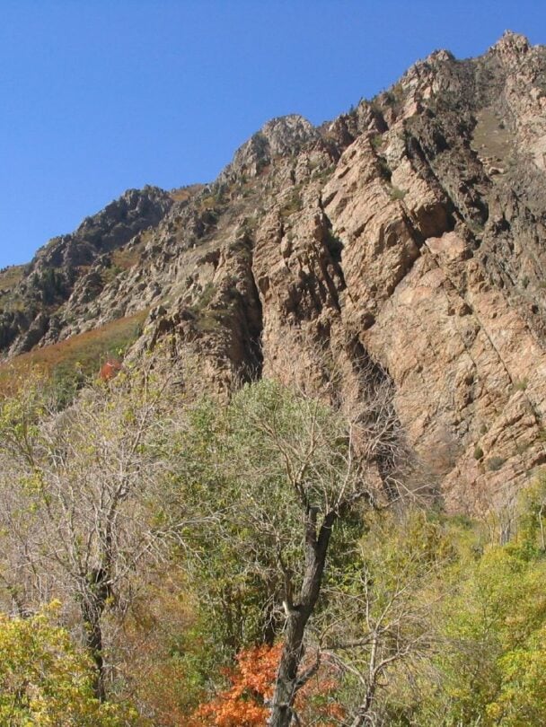 Guided rock climbing near Salt Lake City