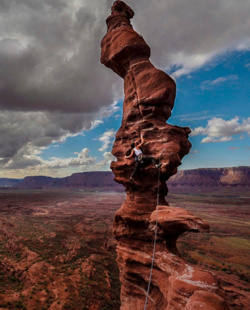 Rock Climbing in Desert Towers