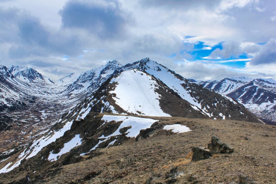 hiking in Alaska