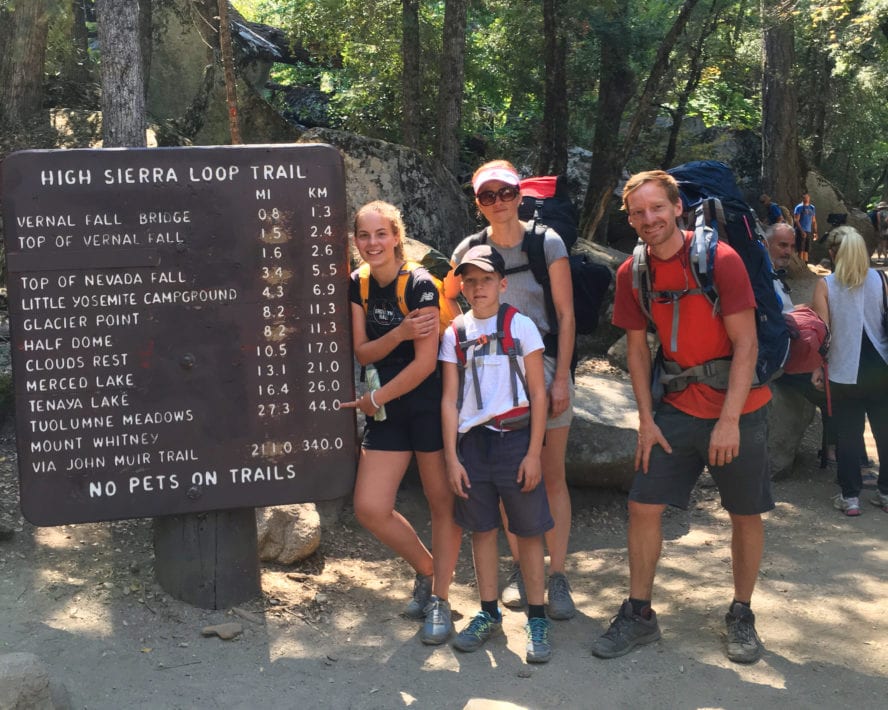 John muir hotsell trail yosemite