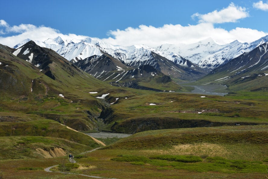 hiking in Alaska