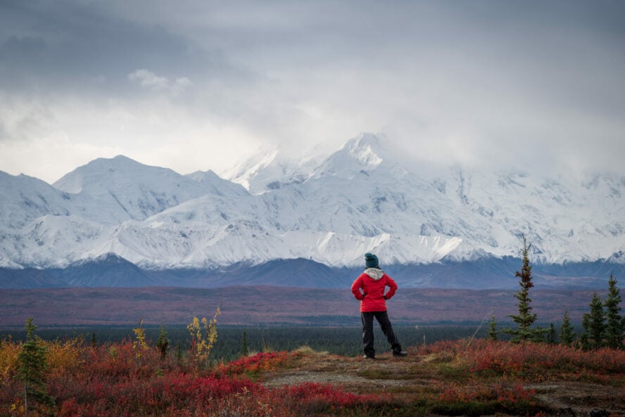 hiking in alaska