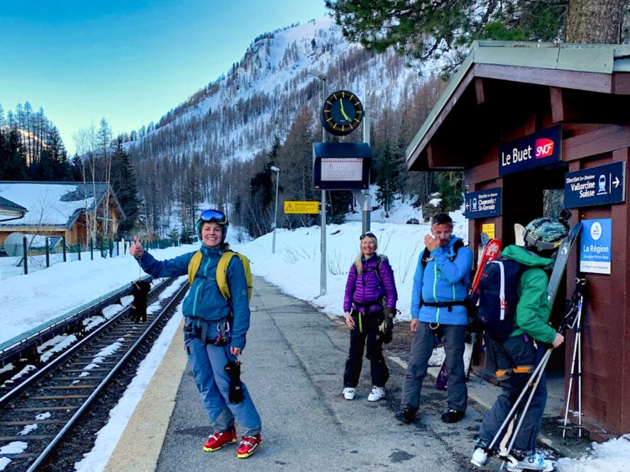 backcountry skiing Chamonix