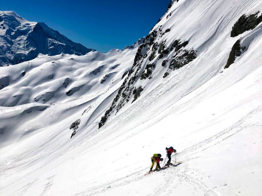 backcountry skiing Chamonix