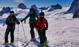 backcountry skiing Chamonix