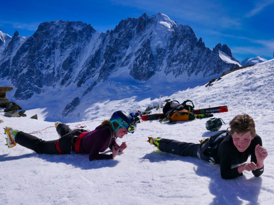 backcountry skiing Chamonix