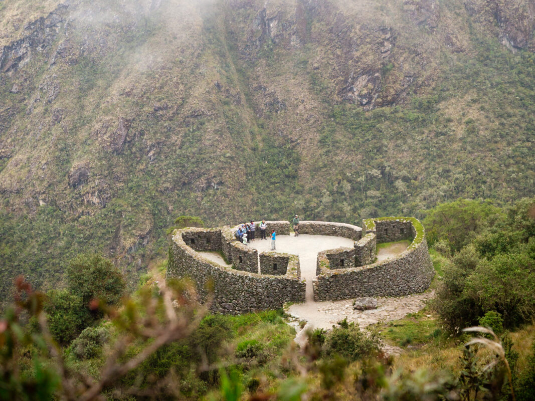 The circular ruins of Runkuracay.
