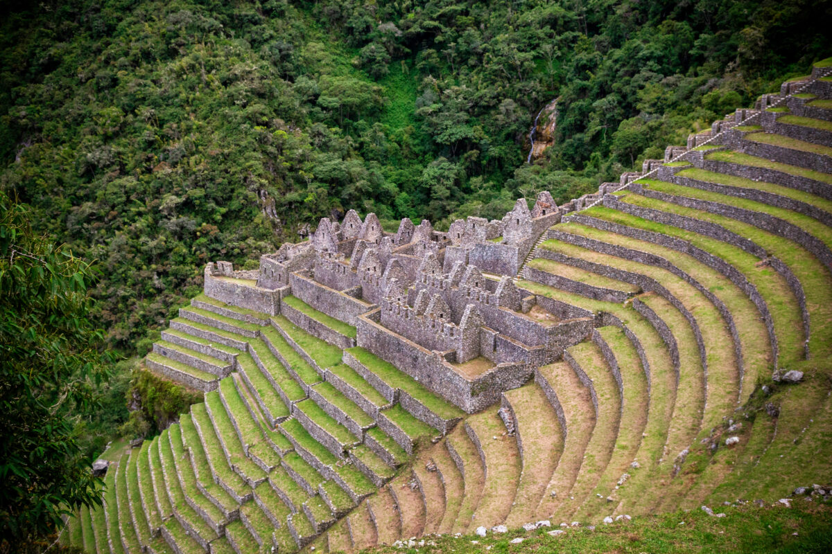 The Inca ruins of Wiñay Wayna, the favorite highlight for many hikers.