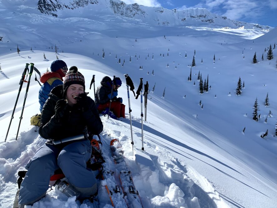 Backcountry skiing Revelstoke