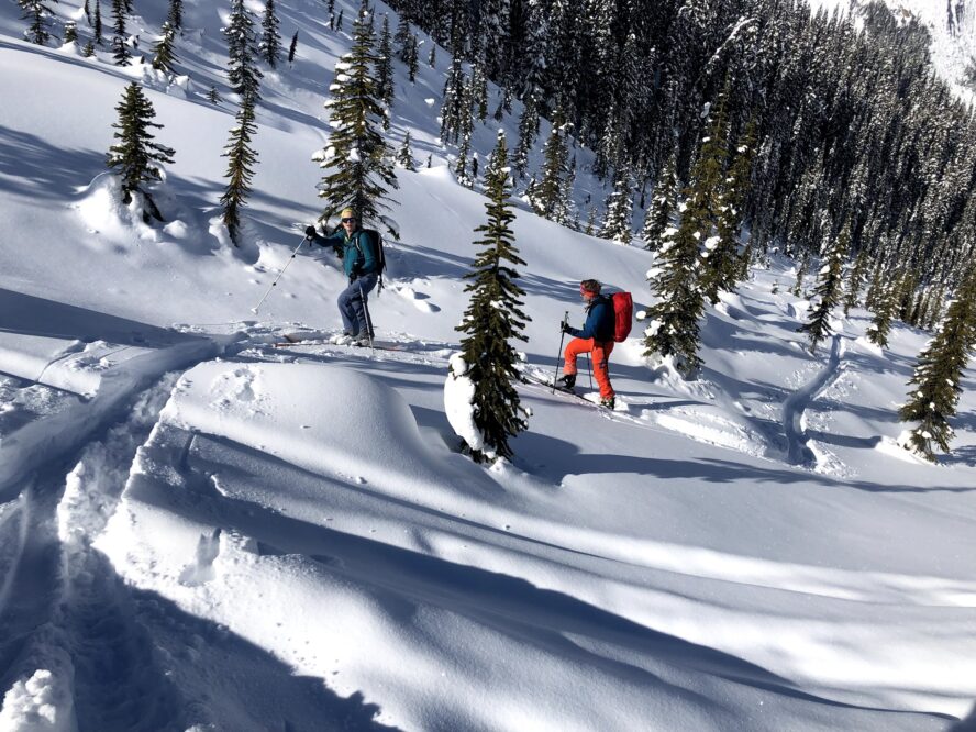 Backcountry skiing revelstoke