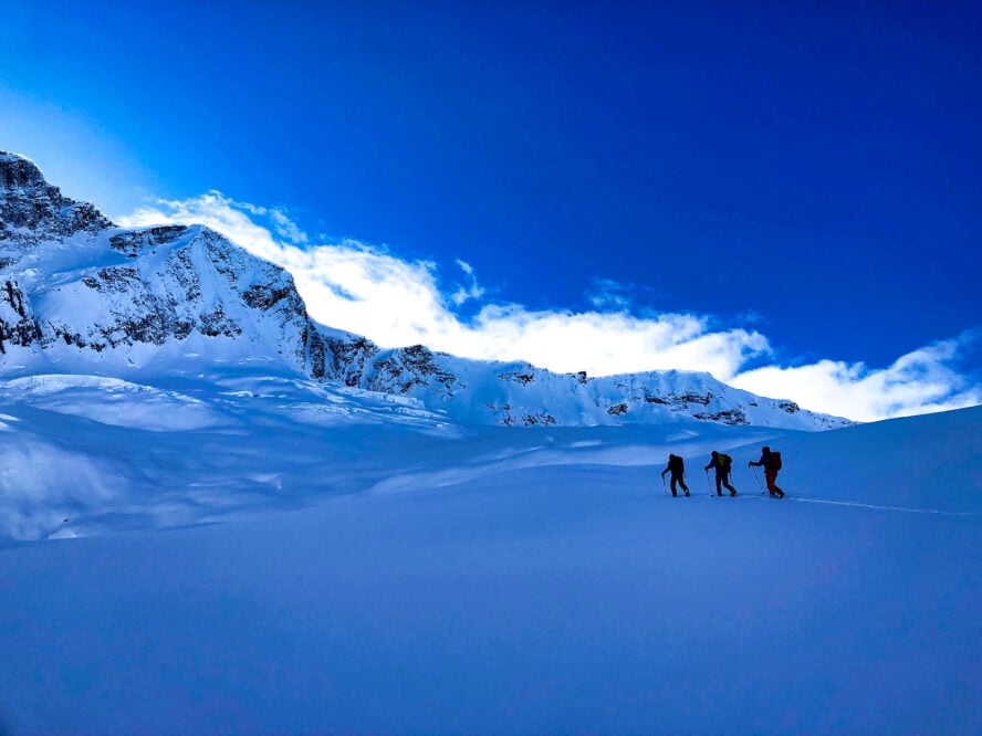 Backcountry skiing Revelstoke