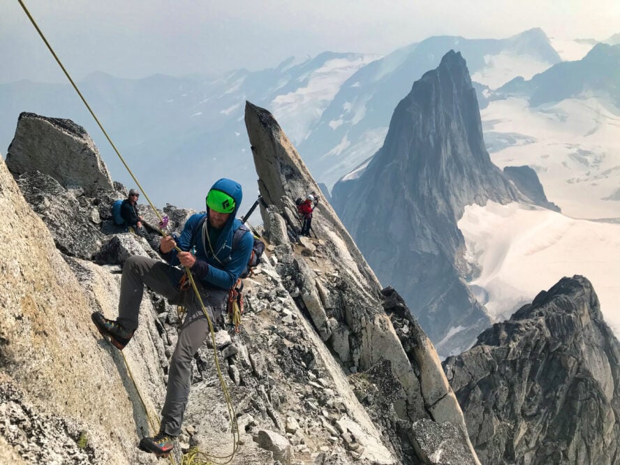 Bugaboos rock climbing