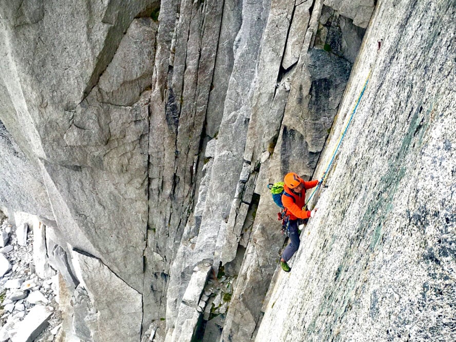 Bugaboos rock climbing