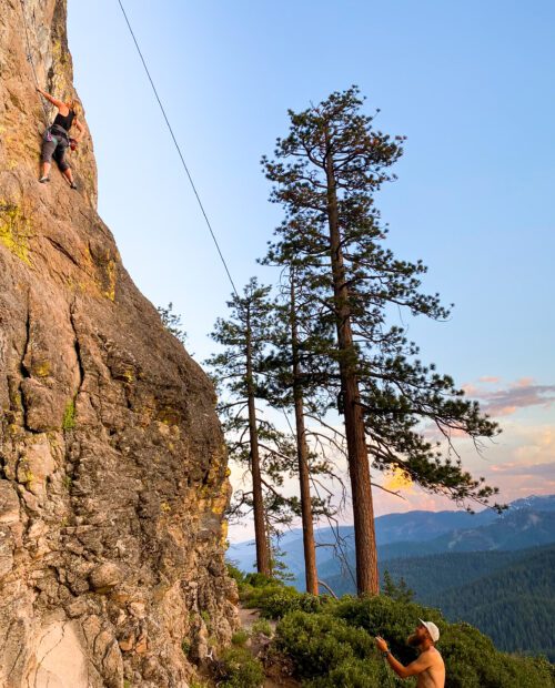 Rock Climbing in Lake Tahoe