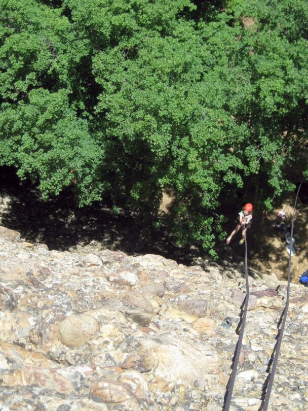 Guided rock climbing near Salt Lake City