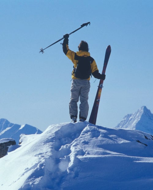 Banff backcountry skiing