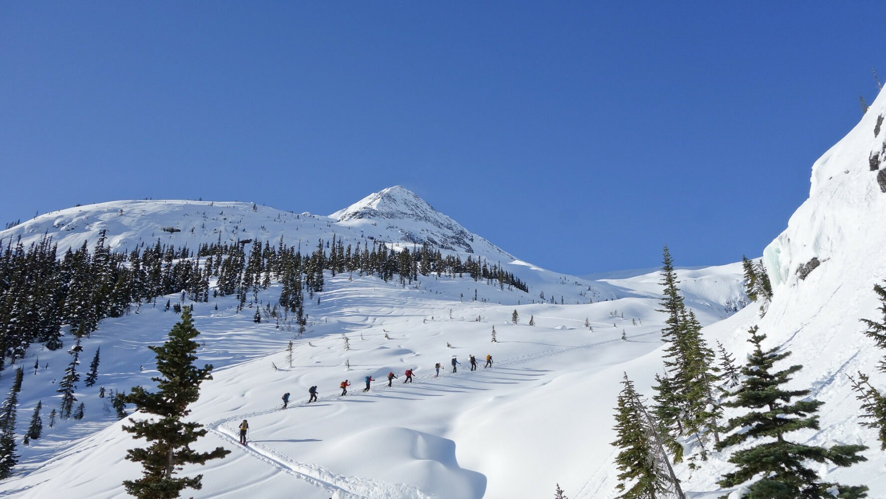 Burnie Glacier Chalet Backcountry Skiing