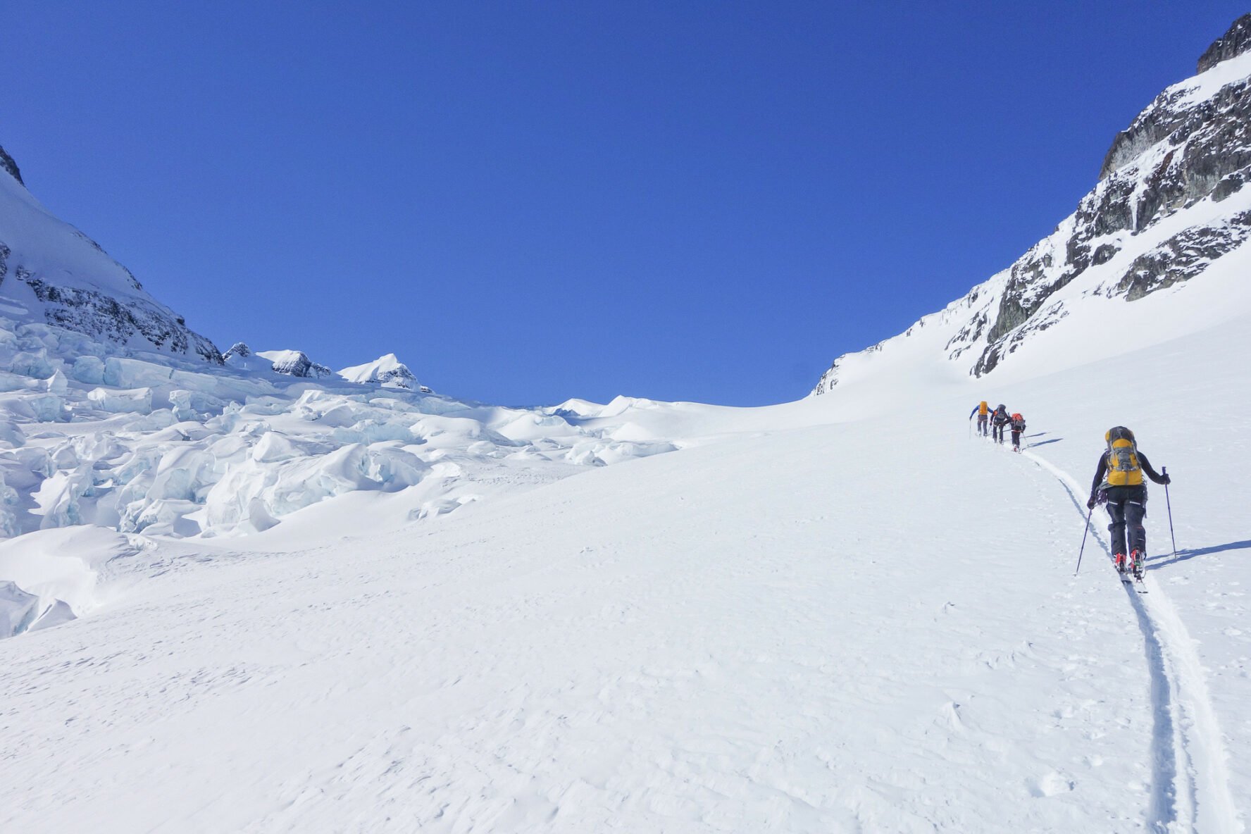 Burnie Glacier Chalet Backcountry Skiing