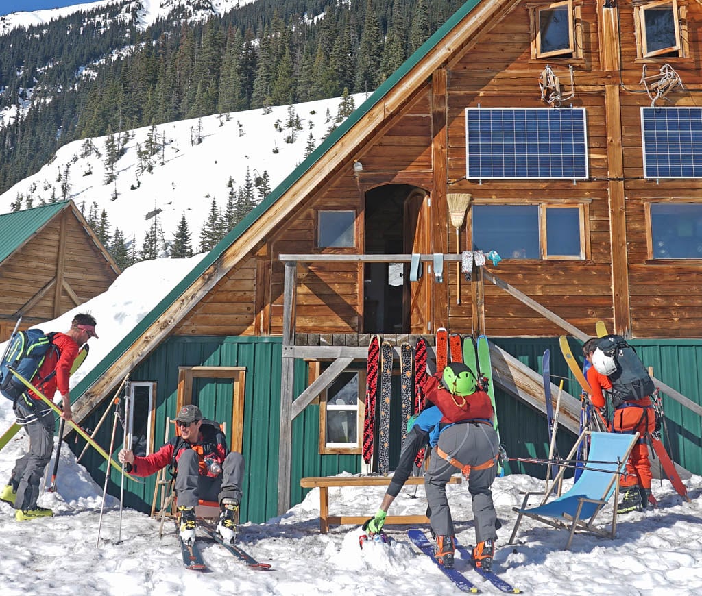 Burnie Glacier Chalet Backcountry Skiing