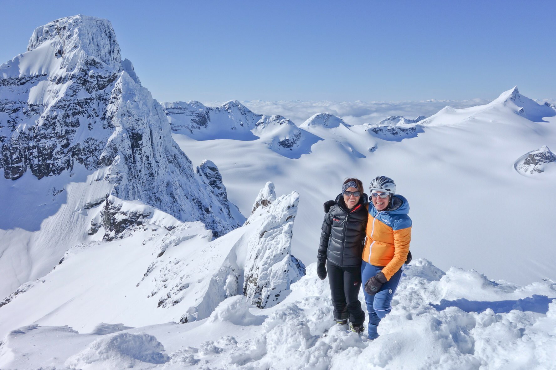Burnie Glacier Chalet Backcountry Skiing
