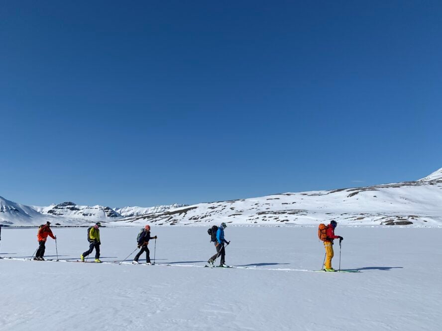 Choosing the right ski touring partners is important. 