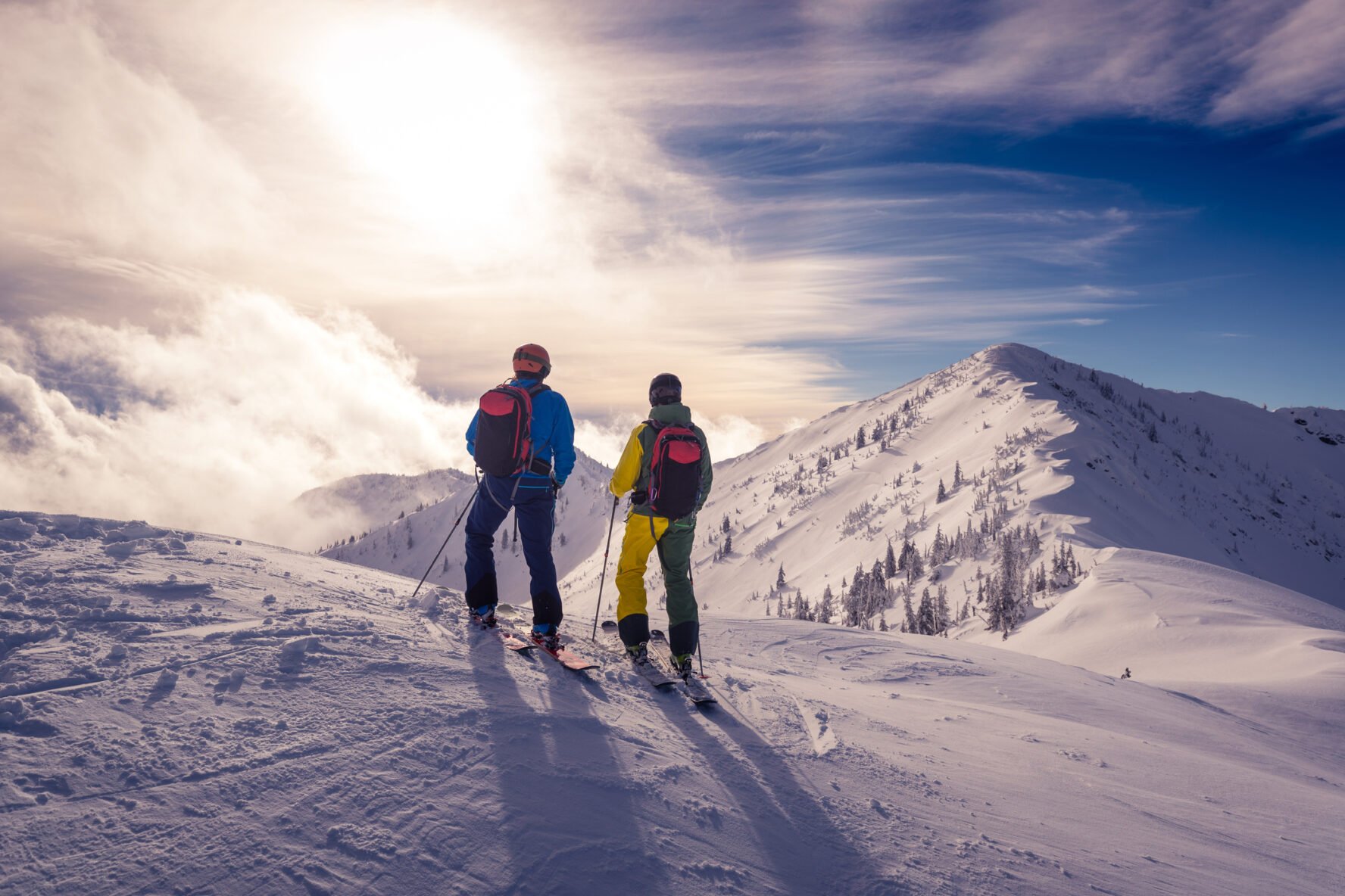 Icefields Parkway backcountry skiing