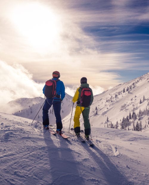 Icefields Parkway backcountry skiing