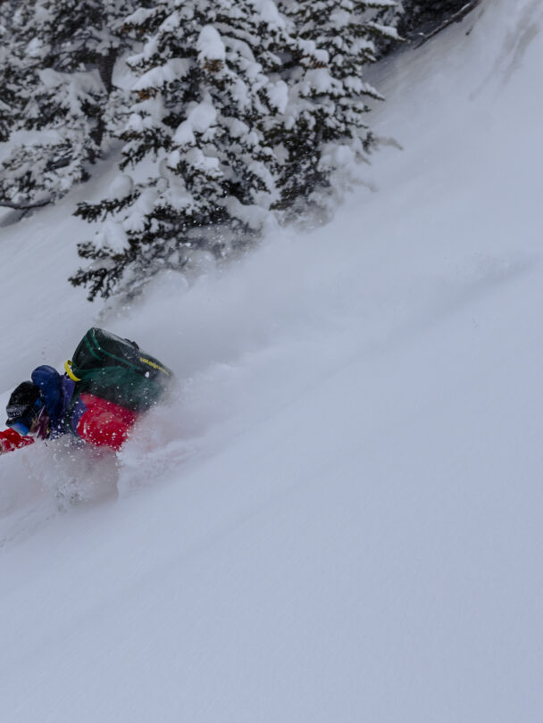 Guided backcountry skiing, Mt. Superior