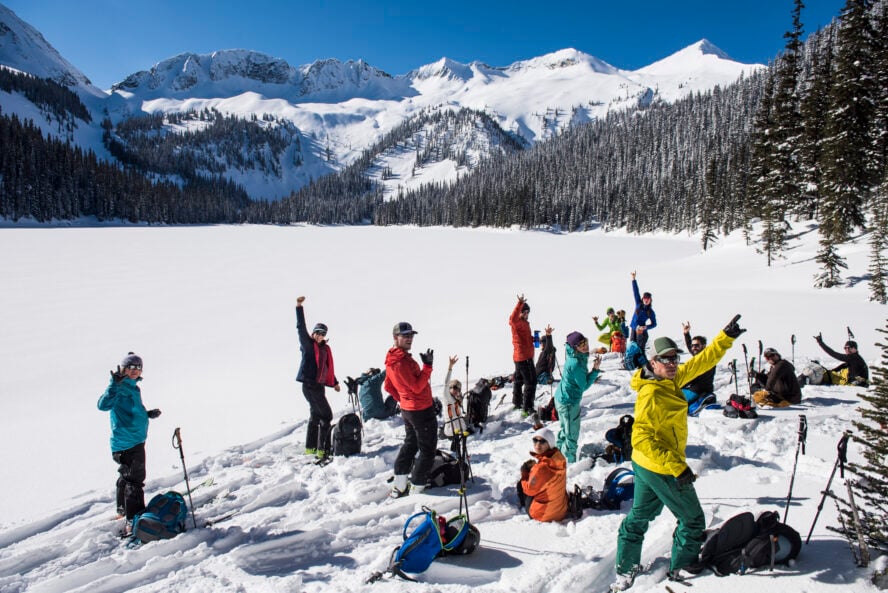 Selkirk Mountains backcountry skiing