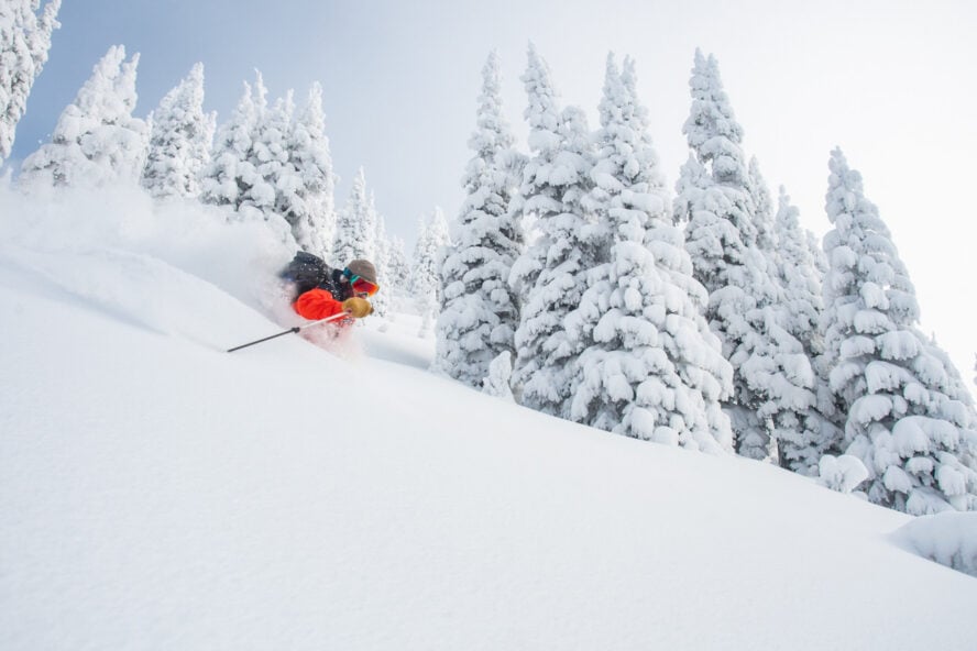 Selkirk Mountains backcountry skiing