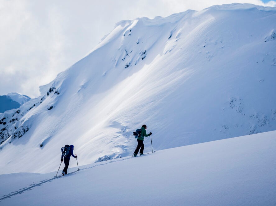 Selkirk Mountains backcountry skiing