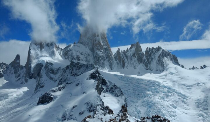 Snowy peaks in Cerro Torre