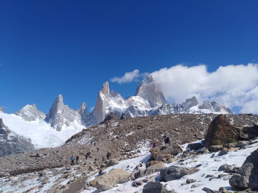 El Chalten Paso del Cuadrado hiking