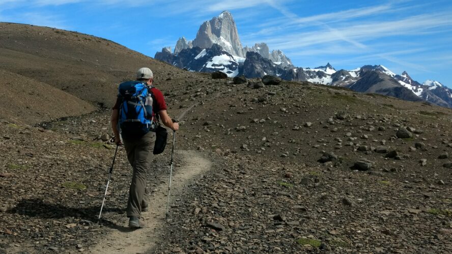 El Chalten Paso del Cuadrado hiking