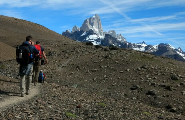 El Chalten Paso del Cuadrado hiking