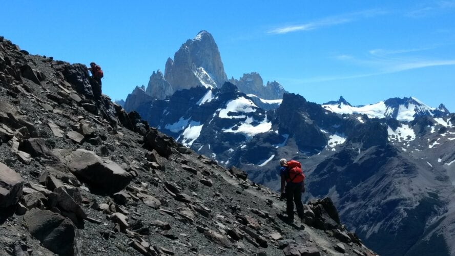 El Chalten Paso del Cuadrado hiking