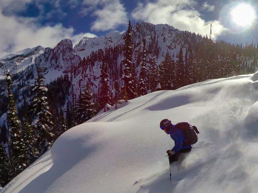 Revelstoke backcountry skiing