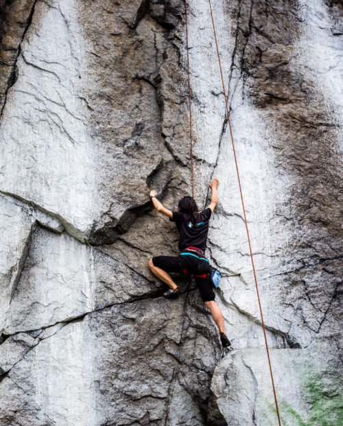 Quincy Quarries rock climbing