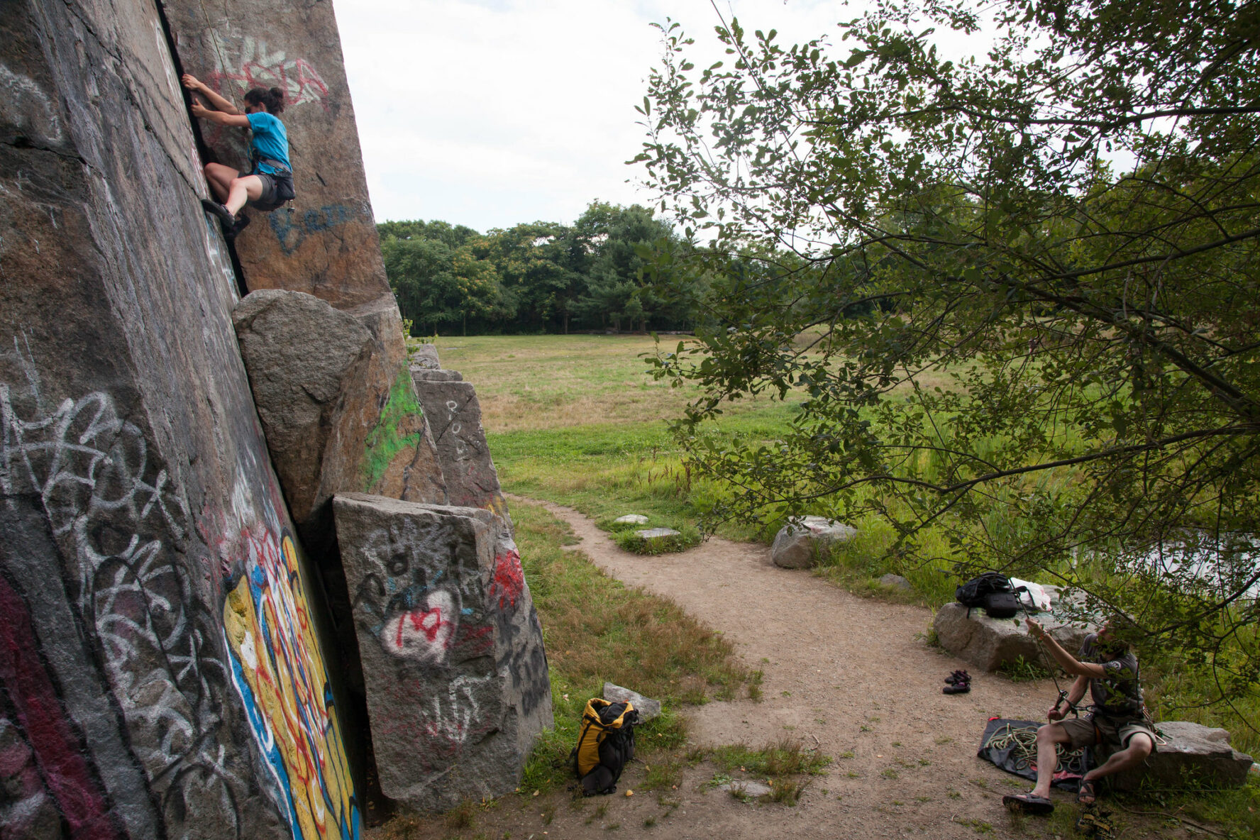 Quincy Quarries Rock Climbing Guided Tours 57hours