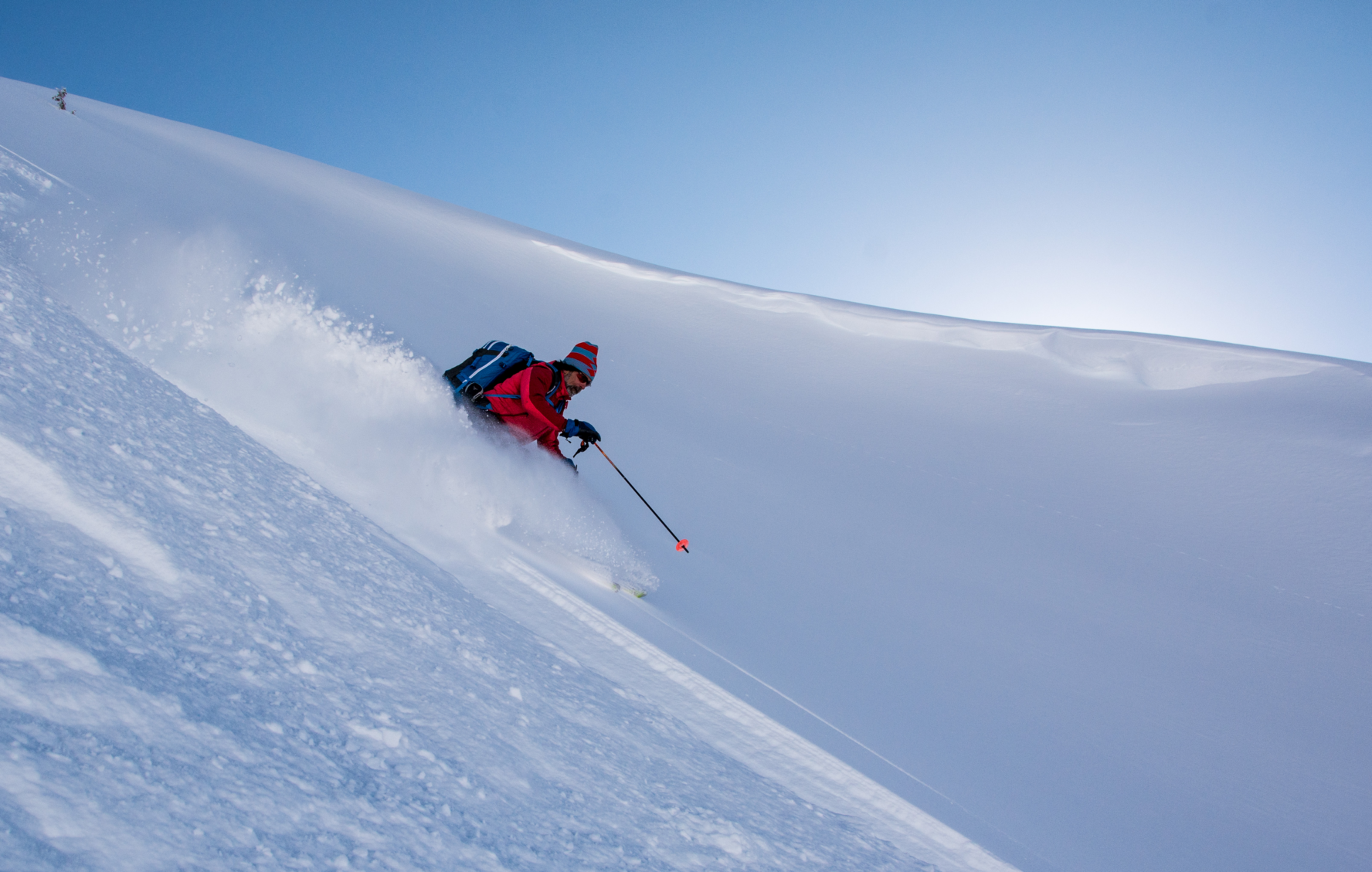 Sunrise Lodge backcountry skiing