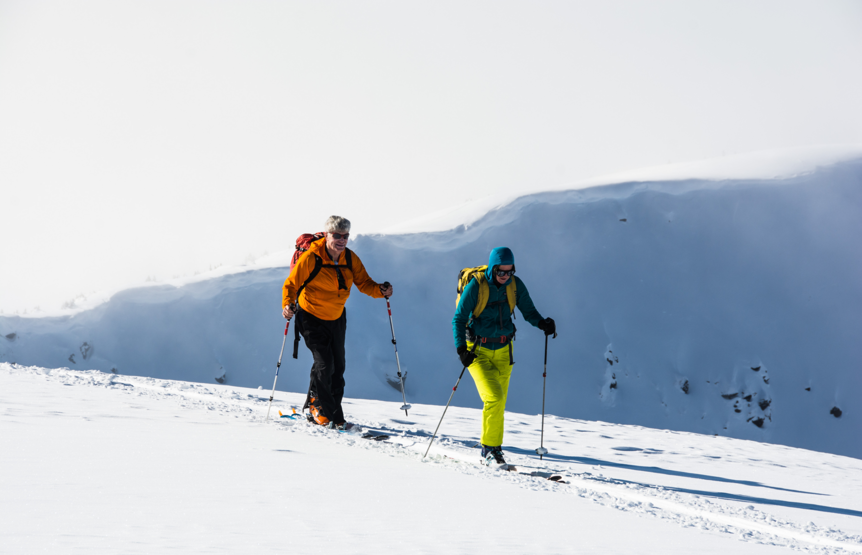 Sunrise Lodge backcountry skiing