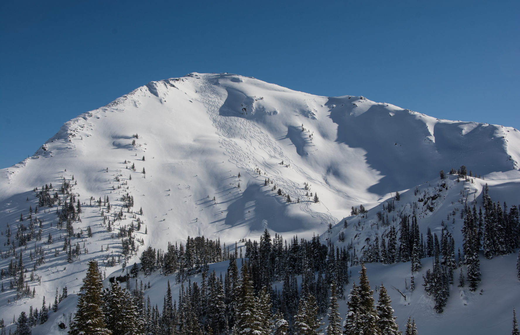Sunrise Lodge backcountry skiing