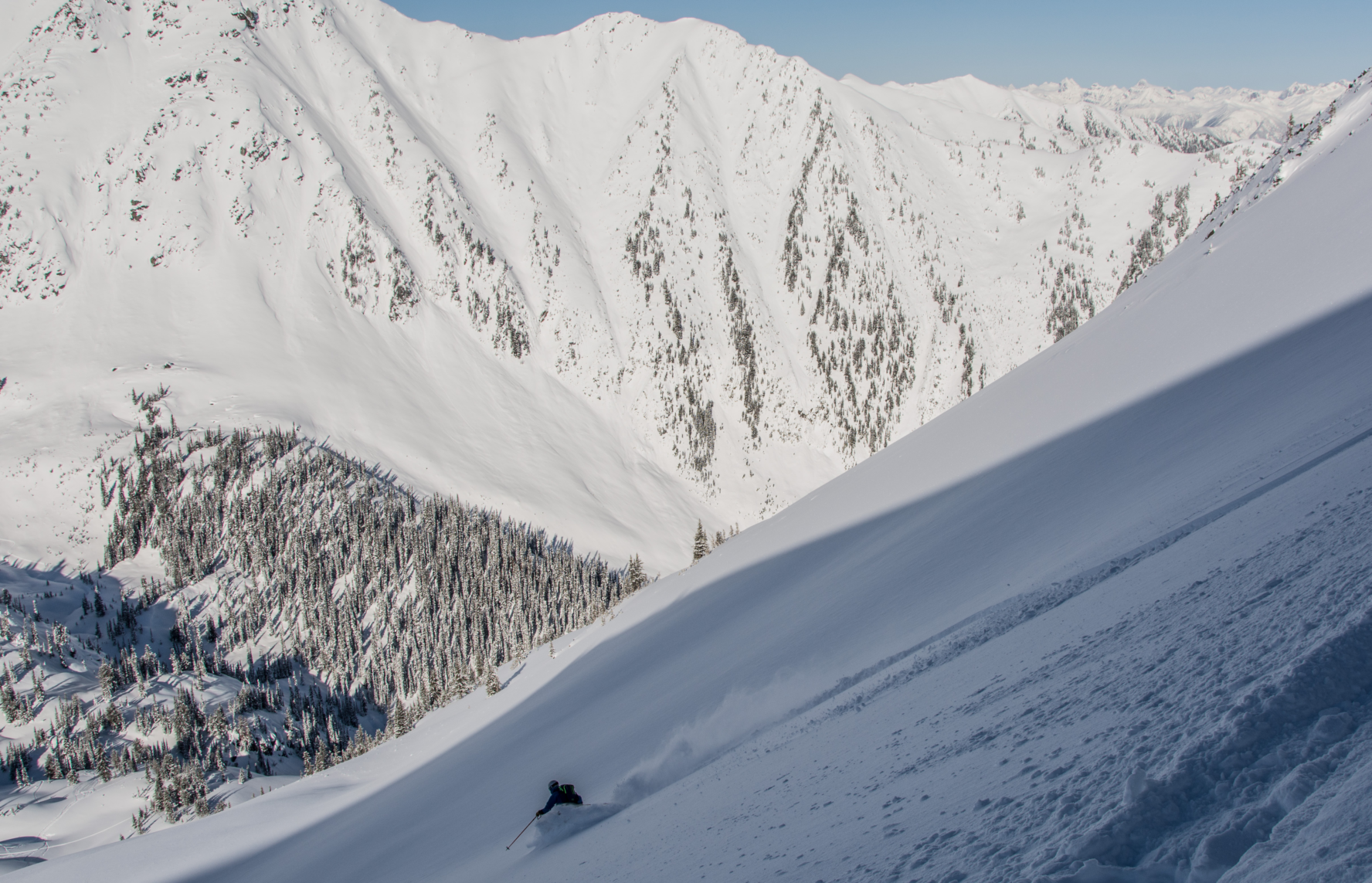 Sunrise Lodge backcountry skiing