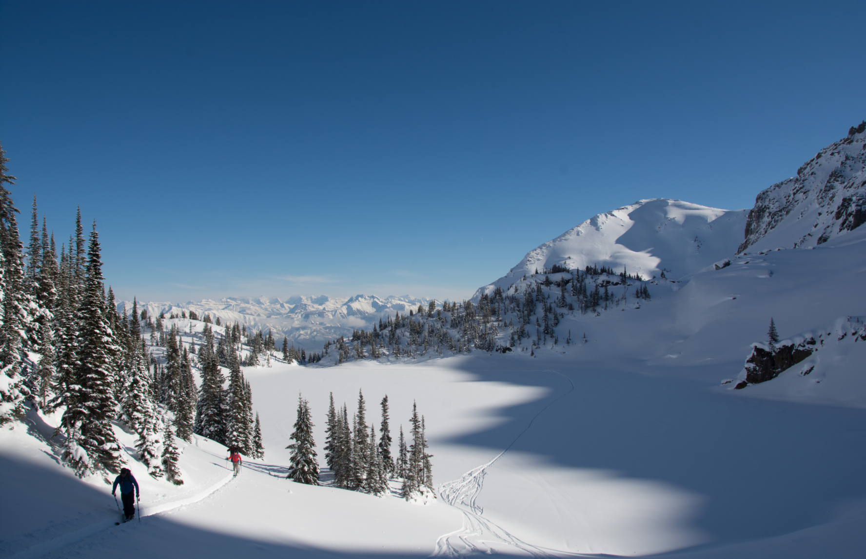 Sunrise Lodge backcountry skiing